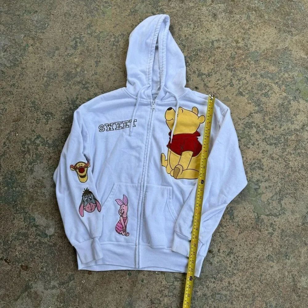 Vintage Disney Winnie The Pooh Hooded Y2K Jacket
